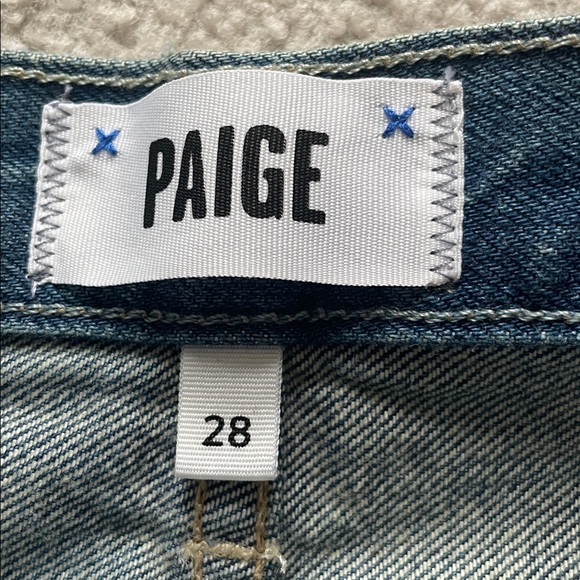 PAIGE Womens Vintage high rise straight crop Jeans - Picture 7 of 11